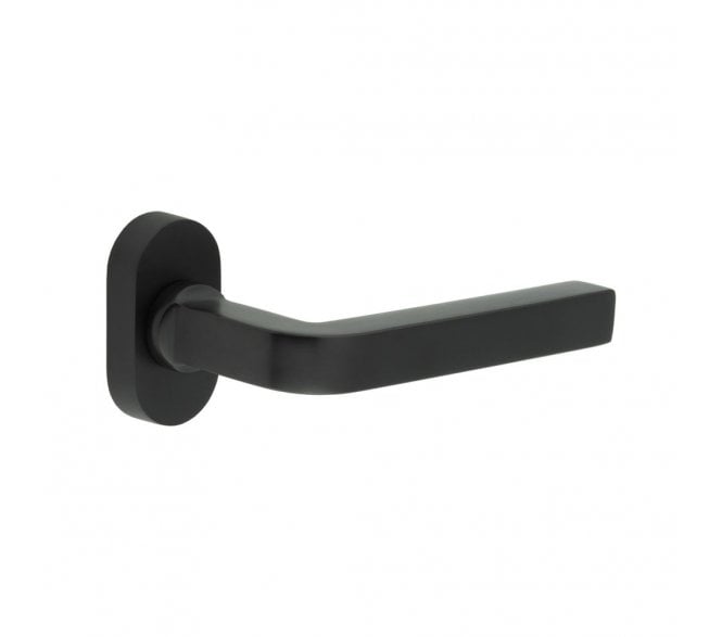 CRES GRADE 316 CR-104 Multipoint Handle On Oval Rose - Matt Black PVD