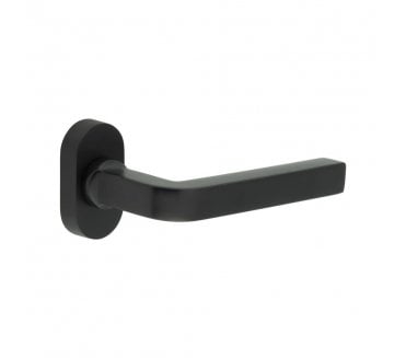 CRES GRADE 316 CR-104 Multipoint Handle On Oval Rose - Matt Black PVD