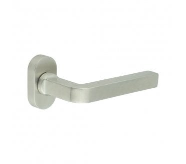 CRES GRADE 316 CR-104 Multipoint Handle On Oval Rose - Satin Stainless Steel
