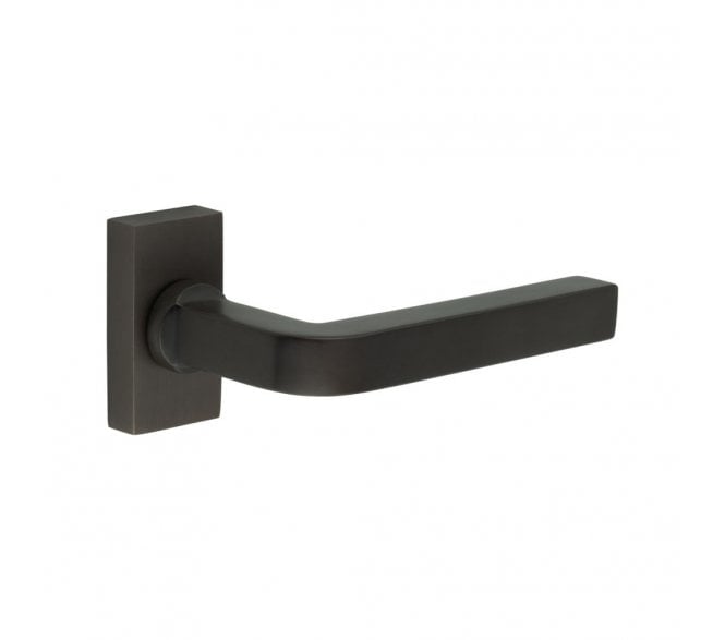 CRES GRADE 316 CR-104 Multipoint Handle On Rectangular Rose - Dark Bronze PVD