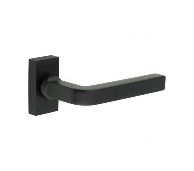 CRES GRADE 316 CR-104 Multipoint Handle On Rectangular Rose - Matt Black PVD