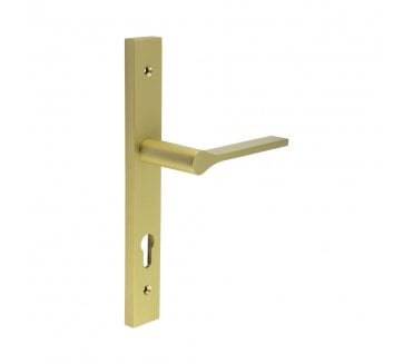 CRES GRADE 316 CR-105 Multipoint Handle On Backplate - Satin Brass PVD