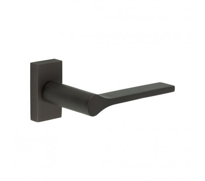 CRES GRADE 316 CR-105 Multipoint Handle On Rectangular Rose - Dark Bronze PVD