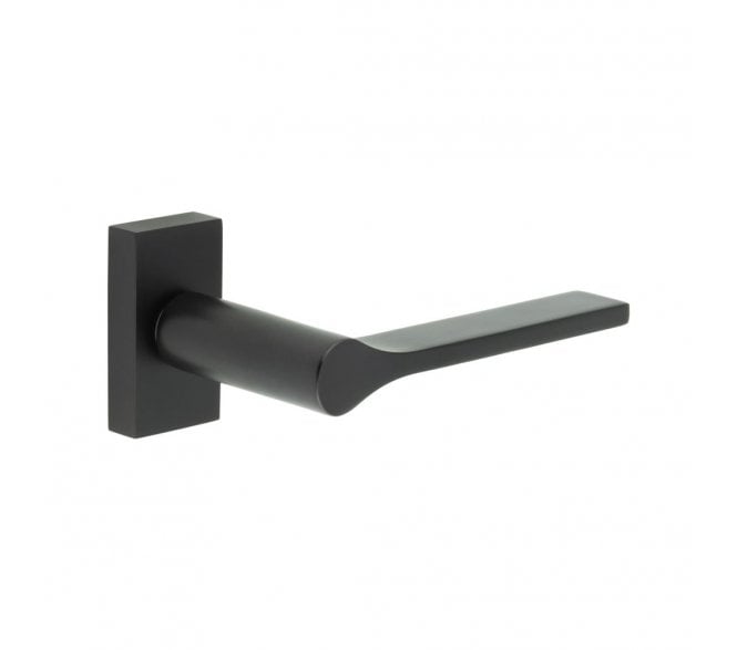 CRES GRADE 316 CR-105 Multipoint Handle On Rectangular Rose - Matt Black PVD