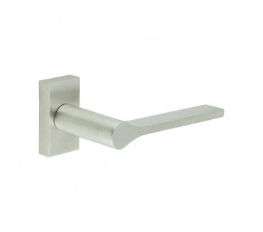 CRES GRADE 316 CR-105 Multipoint Handle On Rectangular Rose - Satin Stainless Steel