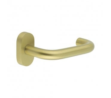 CRES GRADE 316 CR-106 Multipoint Handle On Oval Rose - Satin Brass PVD