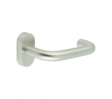 CRES GRADE 316 CR-106 Multipoint Handle On Oval Rose - Satin Stainless Steel