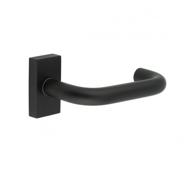 CRES GRADE 316 CR-106 Multipoint Handle On Rectangular Rose - Matt Black PVD