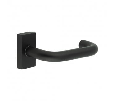 CRES GRADE 316 CR-106 Multipoint Handle On Rectangular Rose - Matt Black PVD