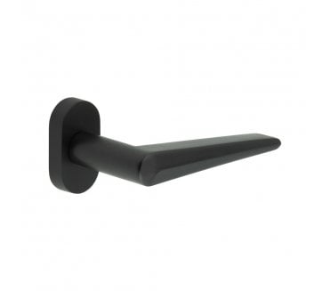 CRES GRADE 316 CR-107 Multipoint Handle On Oval Rose - Matt Black PVD
