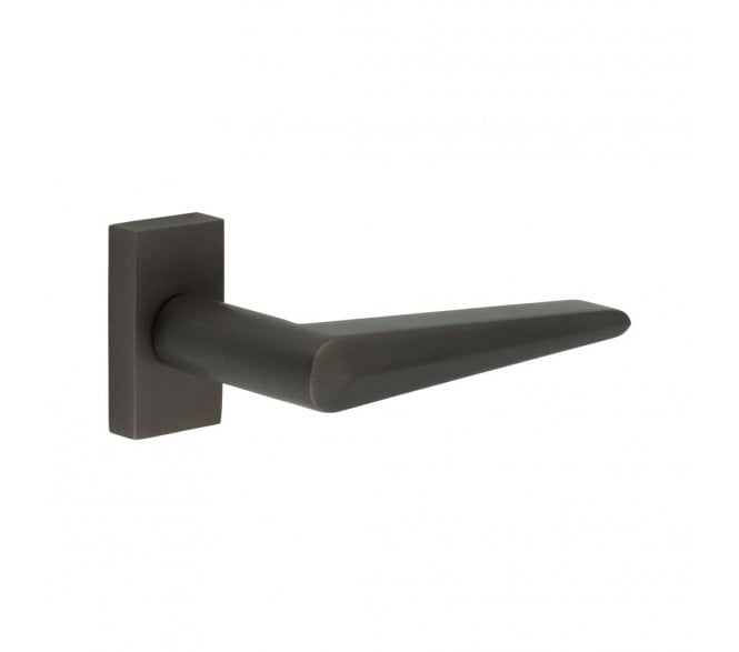 CRES GRADE 316 CR-107 Multipoint Handle On Rectangular Rose - Dark Bronze PVD