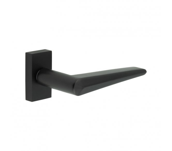 CRES GRADE 316 CR-107 Multipoint Handle On Rectangular Rose - Matt Black PVD
