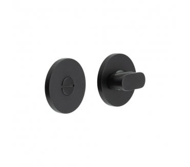 CRES GRADE 316 CR-801 Bathroom Turn & Release Set On Round Rose - Matt Black PVD