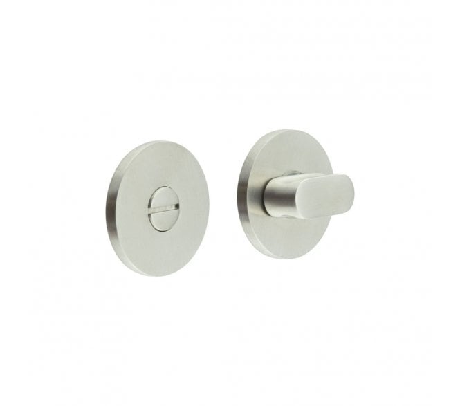 CRES GRADE 316 CR-801 Bathroom Turn & Release Set On Round Rose - Satin Stainless Steel