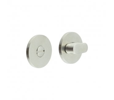 CRES GRADE 316 CR-801 Bathroom Turn & Release Set On Round Rose - Satin Stainless Steel