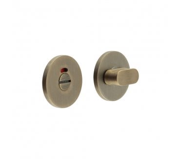 CRES GRADE 316 CR-801 Bathroom Turn & Release Set On Round Rose - w/ Indicator - Antique Brass PVD