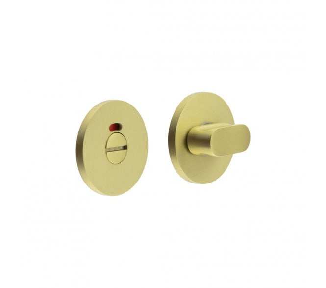 CRES GRADE 316 CR-801 Bathroom Turn & Release Set On Round Rose - w/ Indicator - Satin Brass PVD