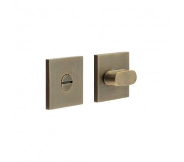 CRES GRADE 316 CR-801 Bathroom Turn & Release Set On Square Rose - Antique Brass PVD