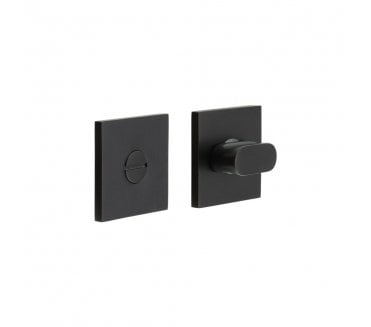 CRES GRADE 316 CR-801 Bathroom Turn & Release Set On Square Rose - Matt Black PVD