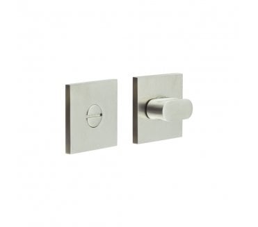 CRES GRADE 316 CR-801 Bathroom Turn & Release Set On Square Rose - Satin Stainless Steel