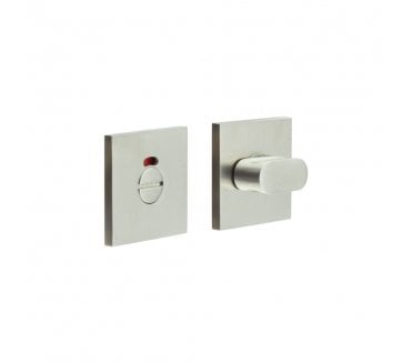 CRES GRADE 316 CR-801 Bathroom Turn & Release Set On Square Rose - w/ Indicator - Satin Stainless Steel