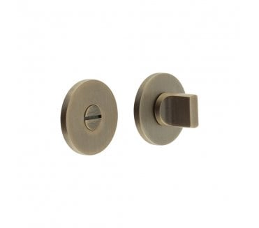 CRES GRADE 316 CR-802 Bathroom Turn & Release Set On Round Rose - Antique Brass PVD
