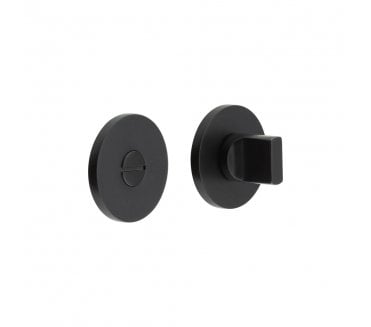 CRES GRADE 316 CR-802 Bathroom Turn & Release Set On Round Rose - Matt Black PVD