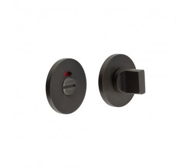 CRES GRADE 316 CR-802 Bathroom Turn & Release Set On Round Rose - w/ Indicator - Dark Bronze PVD