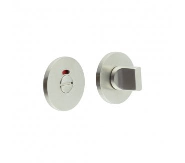 CRES GRADE 316 CR-802 Bathroom Turn & Release Set On Round Rose - w/ Indicator - Satin Stainless Steel
