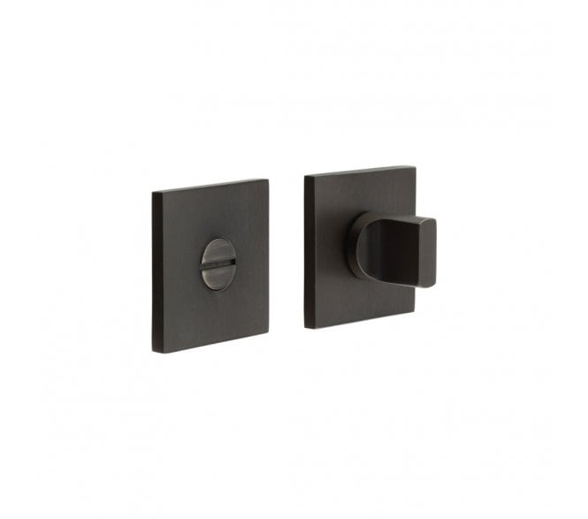 CRES GRADE 316 CR-802 Bathroom Turn & Release Set On Square Rose - Dark Bronze PVD