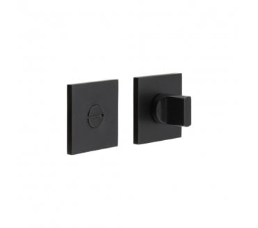 CRES GRADE 316 CR-802 Bathroom Turn & Release Set On Square Rose - Matt Black PVD