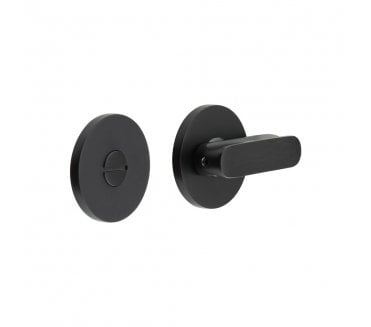 CRES GRADE 316 CR-803 Bathroom Turn & Release Set On Round Rose - Matt Black PVD