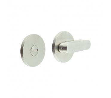 CRES GRADE 316 CR-803 Bathroom Turn & Release Set On Round Rose - Satin Stainless Steel