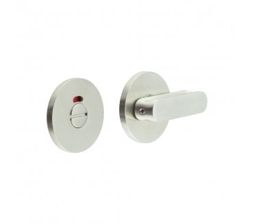 CRES GRADE 316 CR-803 Bathroom Turn & Release Set On Round Rose - w/ Indicator - Satin Stainless Steel