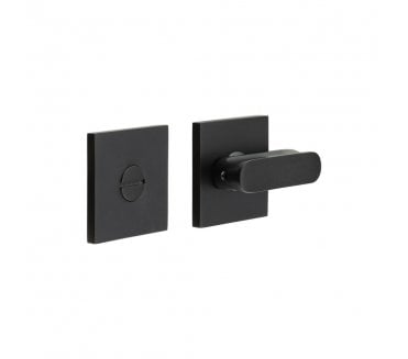 CRES GRADE 316 CR-803 Bathroom Turn & Release Set On Square Rose - Matt Black PVD