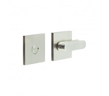 CRES GRADE 316 CR-803 Bathroom Turn & Release Set On Square Rose - Satin Stainless Steel