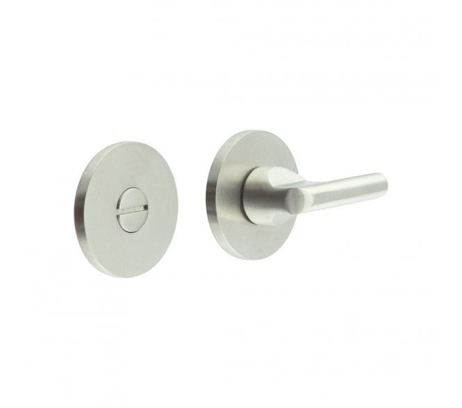 CRES GRADE 316 CR-804 Bathroom Turn & Release Set On Round Rose - Satin Stainless Steel