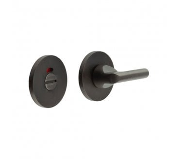 CRES GRADE 316 CR-804 Bathroom Turn & Release Set On Round Rose - w/ Indicator - Dark Bronze PVD
