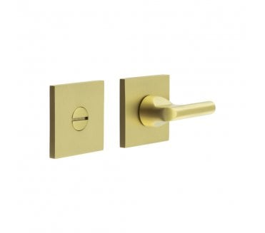 CRES GRADE 316 CR-804 Bathroom Turn & Release Set On Square Rose - Satin Brass PVD