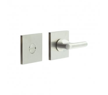 CRES GRADE 316 CR-804 Bathroom Turn & Release Set On Square Rose - Satin Stainless Steel