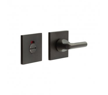 CRES GRADE 316 CR-804 Bathroom Turn & Release Set On Square Rose - w/ Indicator - Dark Bronze PVD