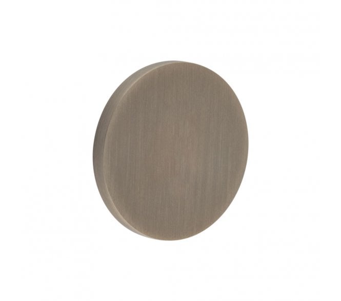 CRES GRADE 316 CR-N10 Blank Round Rose Escutcheon Cover - Antique Brass PVD