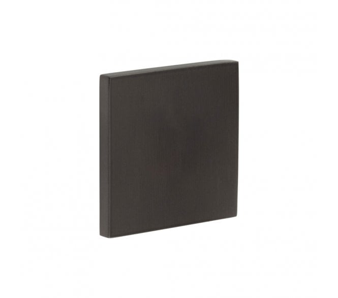 CRES GRADE 316 CR-N10 Blank Square Rose Escutcheon Cover - Dark Bronze PVD