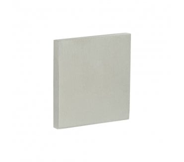 CRES GRADE 316 CR-N10 Blank Square Rose Escutcheon Cover - Satin Stainless Steel