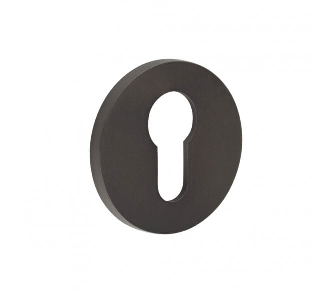 CRES GRADE 316 CR-S10 Euro Profile Round Rose Escutcheon - Dark Bronze PVD