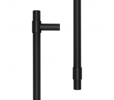 CRES GRADE 316 CRES3001 - T-Bar Pull Handle - Bolt Through - 425mm - Matt Black PVD