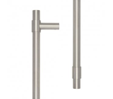 CRES GRADE 316 CRES3001 - T-Bar Pull Handle - Bolt Through - 425mm - Satin Stainless Steel