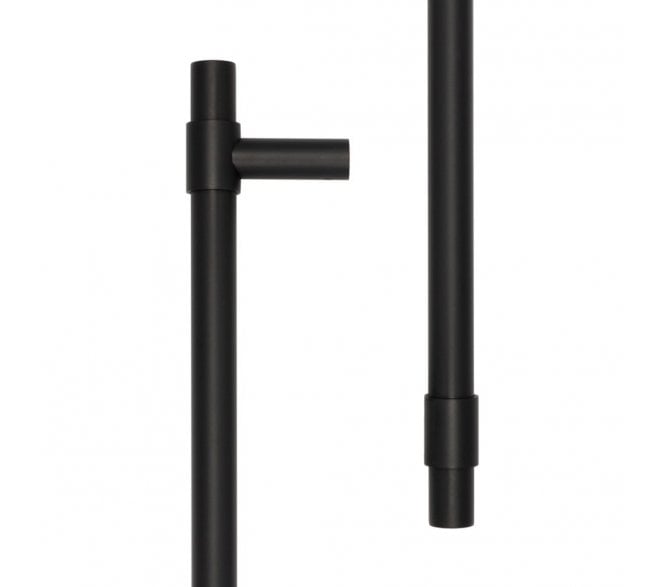 CRES GRADE 316 CRES3001 - T-Bar Pull Handle - Face Fix - 425mm - Matt Black PVD