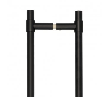 CRES GRADE 316 CRES3001 - T-Bar Pull Handles - Back To Back - 425mm - Matt Black PVD