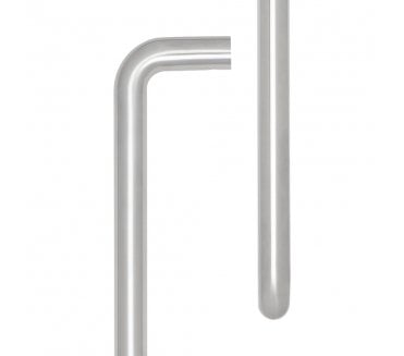 CRES GRADE 316 CRES3002 - D Pull Handle - Bolt Through - 425mm - Satin Stainless Steel